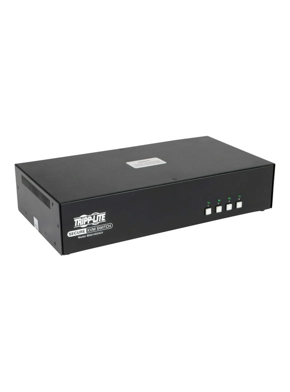 Tripp Lite B002-HD2AC4 Secure 4-Port NIAP PP3.0-Certified HDMI-to-DisplayPort KVM Switch
