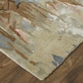 thumbnail image 3 of Feizy Dafney Transitional Floral & Botanical, Tan/Gray/Green, 10' x 14' Area Rug Sheen Fade Resistant Easy Care Casual Watercolor Floor Rug for Living room Bedroom, 3 of 8