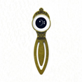thumbnail image 1 of White Music Bass Clef Black Bookmark Retro Office Label Page Marker, 1 of 4