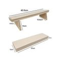 thumbnail image 3 of Reposabrazos para uñas, resistente al desgaste, cómodo, accesorios , soporte , estable, almohada de mano, juego de cojín, alfombril para Blanco Baoblaze Reposabrazos de uñas, 3 of 3