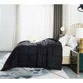 thumbnail image 4 of IGI King Comforter, Black | All Season Hotel Down Alternative Duvet Insert, Adult, Unisex, 102x90in, 4 of 9