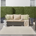 thumbnail image 5 of Nourison Essentials Indoor/Outdoor Ivory Beige 7' x square Area Rug, (7 Square), 5 of 11
