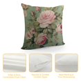 thumbnail image 4 of ARISTURING Pillow Case Flower Watercolor Roses Bud Nw Abstract Draw Pattern Pink Floral Vintage Victorian Baroque Drawing Farmhouse Decorative Throw Pillows Covers for Winter Decorations, 4 of 5