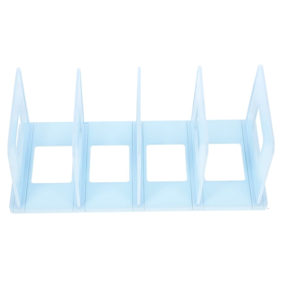 Masteelf Plastic Bookends - Sturdy and Stylish Book Organizer for Home, Office, Study Room, and Bookshelf Decoration