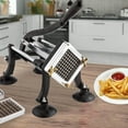 thumbnail image 1 of Vegetable Crinkle Wavy Chopper Cutter French Fry Slicer French Fry Cutter Stainless Steel Vegetable Slicer  Potato Cutter Commercial Grade French Fry Cutter, 1 of 8