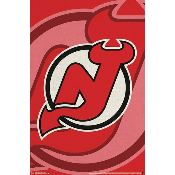 NHL New Jersey DeVils - Logo 14 Wall Poster, 22.375" x 34"