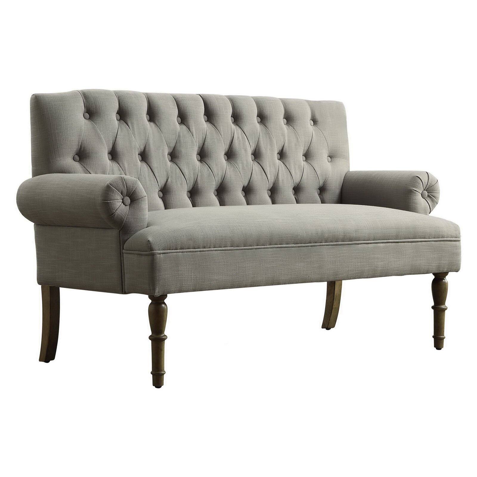 Rosevera Serena Tufted Settee Loveseat
