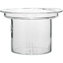 Glass Tea Diffuser Pitcher for Loose Leaf Tea, 9.8 x 9.8 x 6.5 cm, and Easy to Use Teapot Accessory