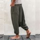 thumbnail image 1 of Pantalones de corte casual Nikou Pantalones de linterna para Hombre Color Puro, 1 of 6