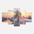 thumbnail image 2 of Winter Sunrise over Frosty Field - Landscape Print Wall Artwork, 2 of 3