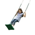 thumbnail image 3 of Swing-N-Slide Stand-Up Swing for Backyard Swing Sets with 14 in x 14 in Base - Green with Green Coated Chains, 3 of 4