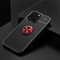 thumbnail image 2 of Funda de TPU con soporte para anillo para iPhone 13 Pro Max, color negro y rojo, 2 of 5