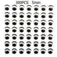 thumbnail image 5 of PASILI 300Pcs 3/4/5/6Mm Snake Pupil Red 3D Holographic Fishing Lure Eyes Realistic For Fly-Tying Fishing Lure Making Supplies, 5 of 9