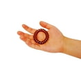 thumbnail image 4 of Amelia Beauty Products 8 Medium Smooth Elastic Hair Coils, 2.25in Diameter Spiral Hair Ties, Gentle on Hair, Strong Hold and Minimizes Dents and Creases, Sparkly Red and Green Mix, 4 of 9