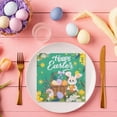 thumbnail image 5 of Yunuuuoa Easter Bunny Themed Paper Napkins Disposable Party Dinner Napkins for Easter Decorations Restaurant Holiday Celebration Dinnerware 20pcs, 5 of 6