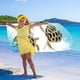 thumbnail image 5 of Fiudx Toalla de Playa de Microfibra, Superligera, Resistente a La Arena, de Secado Rápido, Ideal para Piscina, Playa, Viajes y Camping. Tamaño de 76 X 152 Cm. Uso Versátil., 5 of 7
