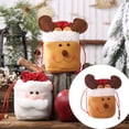 thumbnail image 3 of Bolsa de Navidad Bolsas de asas decorativas reutilizables Regalo de Navidad Bolsas de almacenamiento presentes Bolsa con cordón Saco de regalo Ciervo perfecl Bolsa de Papá Noel, 3 of 8