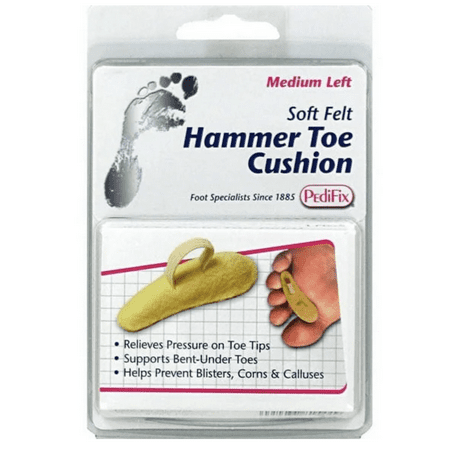 PediFix Hammer Toe Cushion Felt 1/Pack Large Left