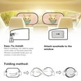 thumbnail image 5 of Yuyamidu Rabbit Car Window Shades for Kids 2 Pack Cute Side Window Sun Shade for SUV Sedan Truck Pink Baby Sunshade for Car Back Window Shield and Sun Protection Sun Visor, 5 of 7