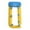 🍒 Yellow_Base#4697, variant on Kitchen Sink Strainer Rack Plastic Triangle Drain Basket for Garbage and Food Waste