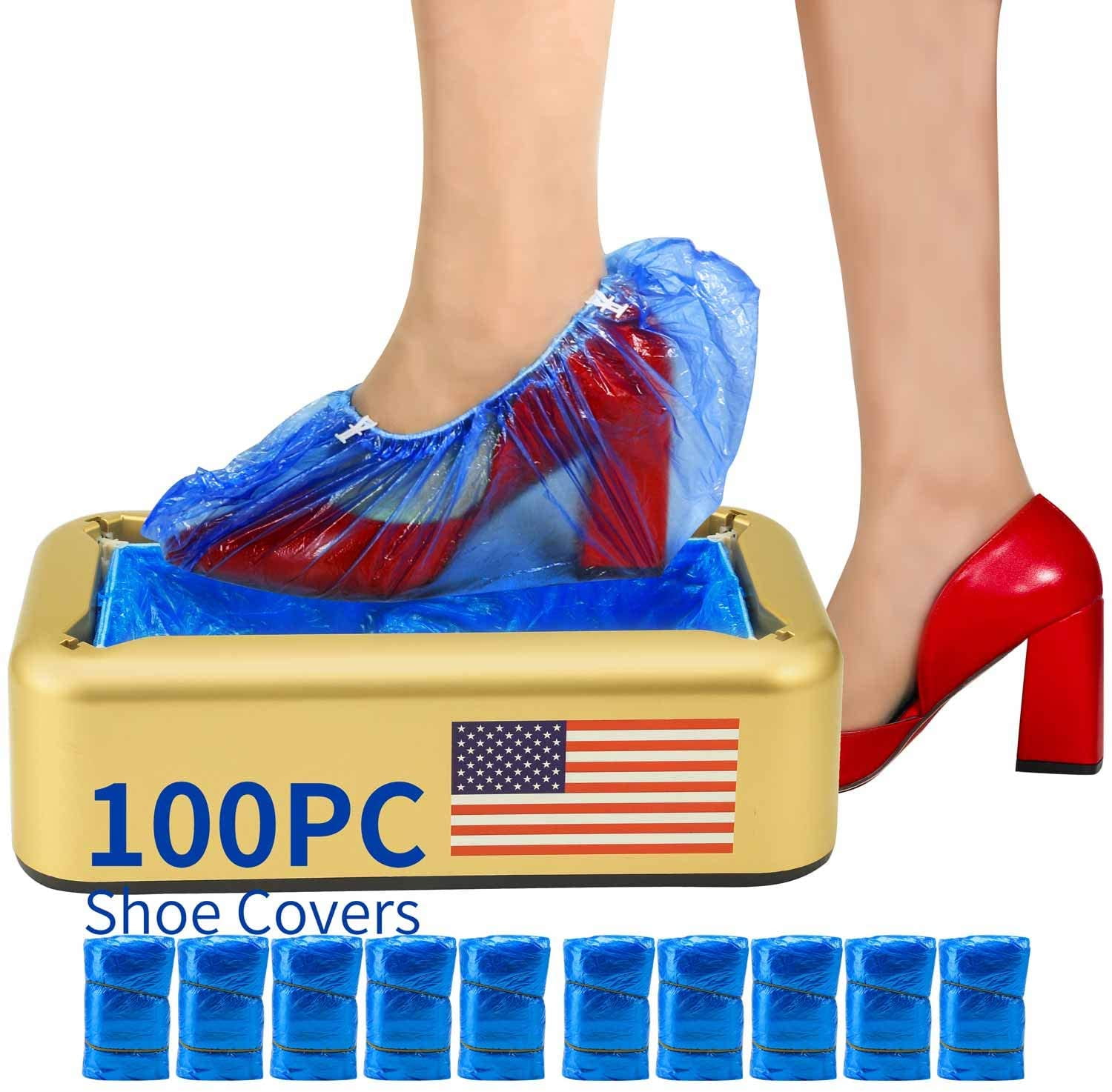 Details about   100pcs T Type Disposable Shoe Covers for Dispenser Automatic Shoe Cover Machine 