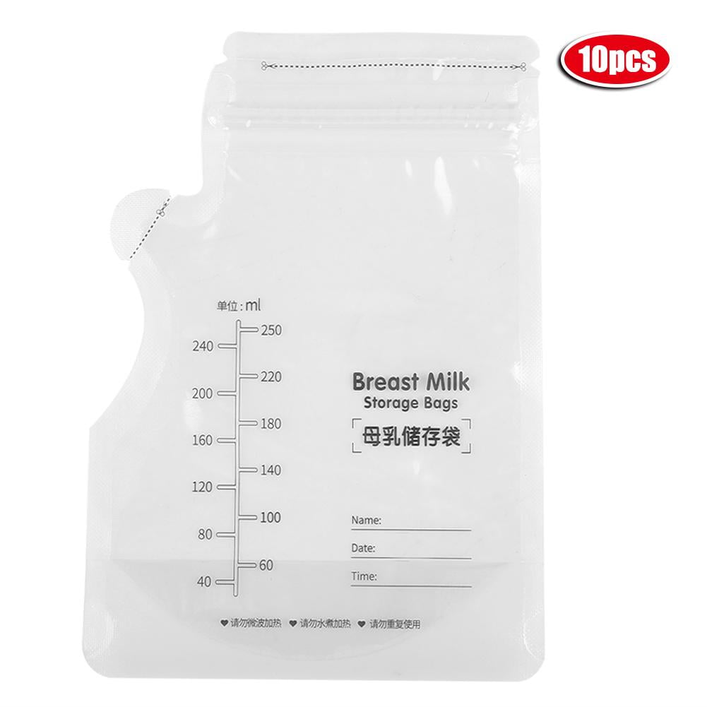 Mgaxyff Breast Milk Storage Bags Freezer Pre Sterilised Easy Seal