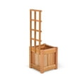 thumbnail image 4 of All Things Cedar 12" x 12" x 34"  Planter Box 2-Piece Set with Trellis, 4 of 4