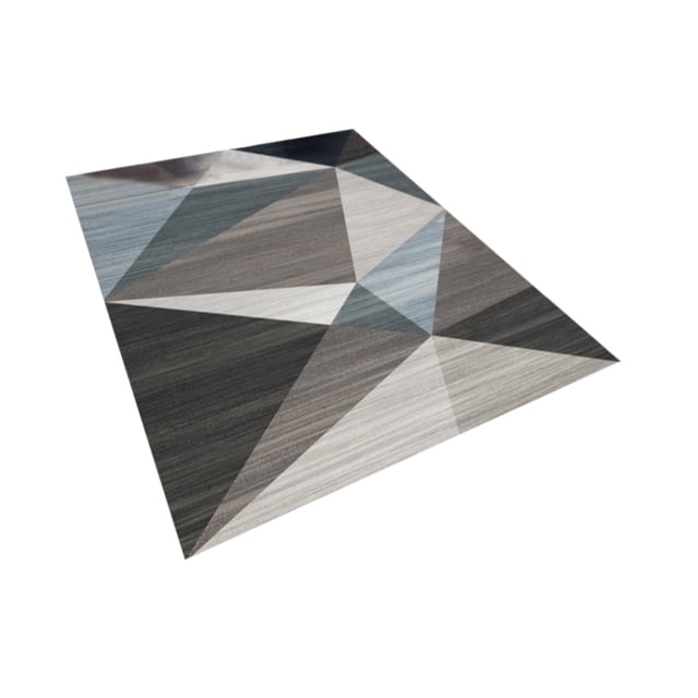 Washable Area Rug, Scandinavian Minimalist Indoor Area Rug Soft Medium Pile, Abstract Geometry Carpet for Living Room, Bedroom and Bedside