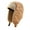 khaki, variant on JUNWELL Winter Cold-Proof Ear Warm Cap Bomber Hat Thickened Beanie Russian Caps Ushanka Earflap Pilot Hat