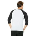 thumbnail image 2 of Bella + Canvas Unisex 3/4-Sleeve Baseball T, 2 of 3