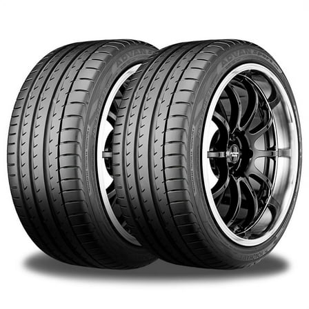 2 Yokohama Advan Sport V105 295/35R21 107Y XL Ultra High Performance UHP Tires 110110588 / 295/35/21 / 2953521