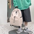 thumbnail image 4 of Mochila ligera Mochila informal Mochila de viaje para computadora portátil para hombres y mujeres (Blanco), 4 of 6