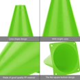 thumbnail image 3 of Spptty 6pcs 18cm Soccer Training Cone Football Barriers Plastic Marker Holder Accessory, 3 of 9