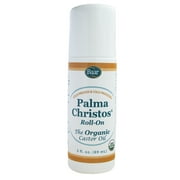 Palma Christos Organic Castor Oil - Roll On - 3 oz - Cold Pressed! Hexane Free! Castor Oil for Hair, Eyelashes, Eyebrows, Skin, Eliminations, and Many More! - Exclusive Palma Christos® Brand by Baar