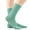 Green, variant on BRGZLK Kids Boys Girls Colorful Basic Sock Solid Color Lightweight Moisture Wicking Soft Comfortable Dress Socks for Dail Wear 2026 Coffee 5-13 Years