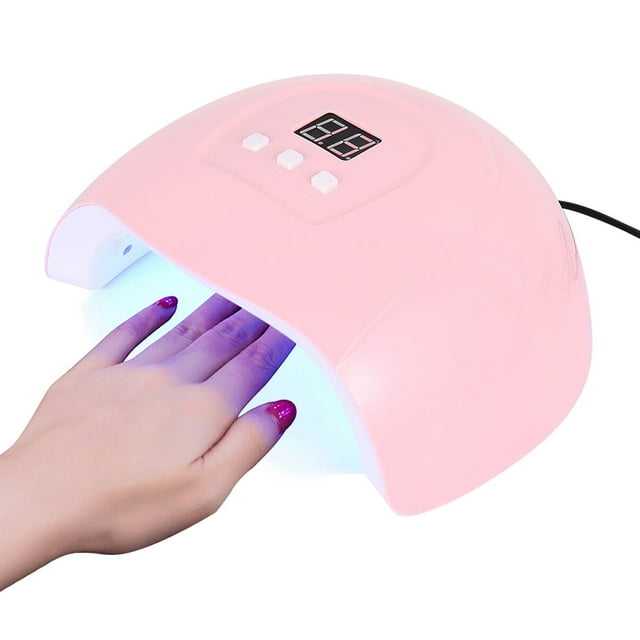 UV LED Nail Lamp 54W Nail Curing Lamps for Home & Salon Led Nail Dryer with Automatic Sensor/3 Timer Setting Professional Nail Art Tools for Gel Polish