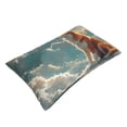thumbnail image 2 of Haiem Pillowcase for Hair and Skin Queen - Starry Sky Cloud Fox Printed Soft Pillowcase with Envelope Closure-14"x20", 2 of 8