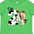 thumbnail image 4 of Inktastic I'm Two-cowgirl Riding Horse Birthday Girls Toddler T-Shirt, 4 of 5