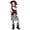 2-Black, variant on Kids Pirate Pirate Dress Set Halloween Party Clothes Girls' Size 5-10 Years