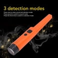 thumbnail image 3 of Metal Detector Pinpointer, 3 Modes 360 Degree Detection IP66 Waterproof Handheld Pin Pointer Wand LED Light High Sensitivity Treasure Pinpoint Finder For Coins, Gold, Silver, 3 of 8