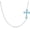 CROSS 3, variant on 925 Sterling Silver Turquoise Exquisite Cross Pendant Necklace Boho Style Jewelry Gifts for Women Mother