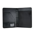 thumbnail image 3 of Professional Business Portfolio Padfolio Folder Document Case Organizer A4 PU Leather with Business Card U Flash Disk Holder Memo Note Pad Loose-leaf Loop, 3 of 7