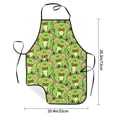 thumbnail image 2 of Disketp Cute Green Frog Kitchen Apron with adjustable Aprons for Women with Pockets Cooking Powder Pink Apron, 2 of 7