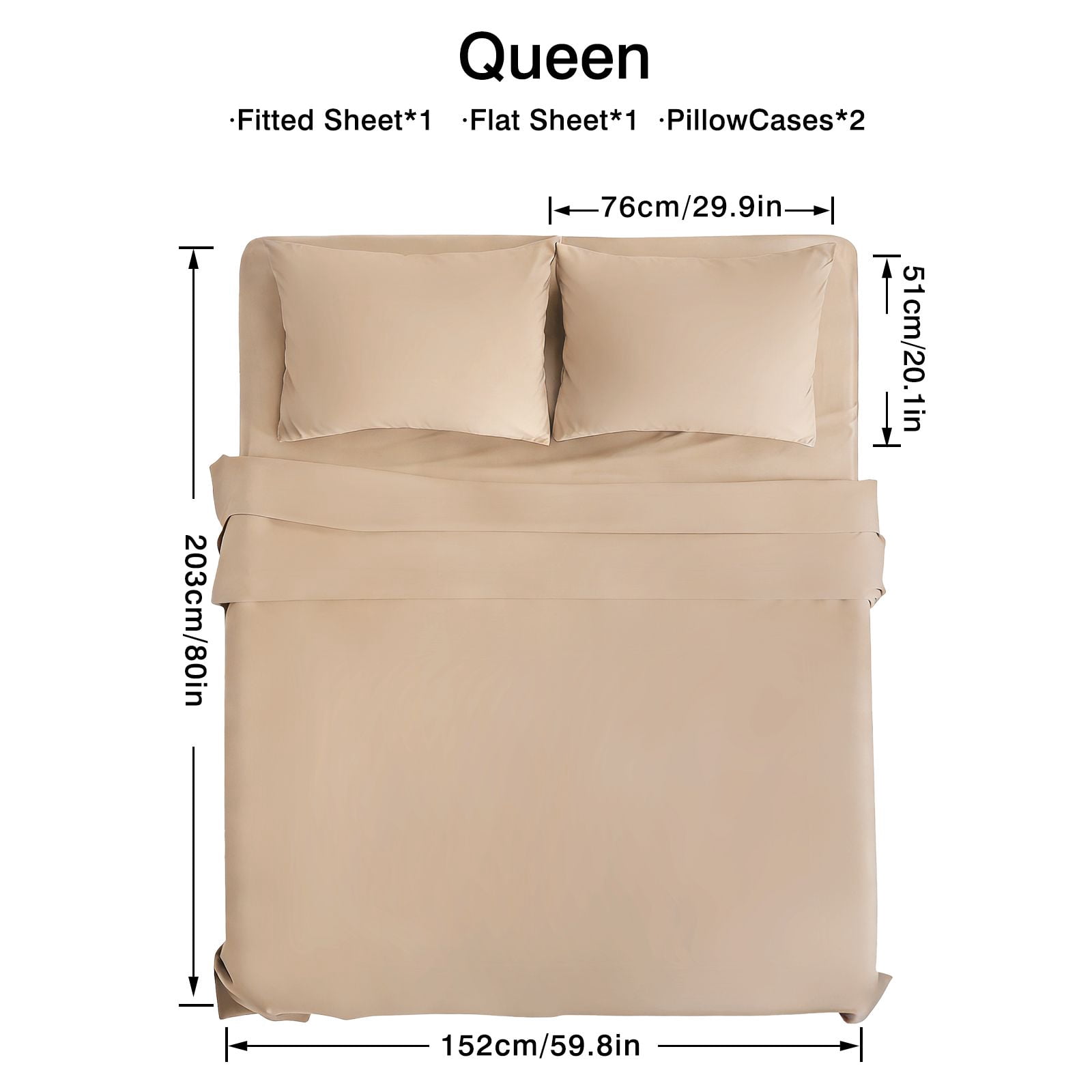 4Pcs Ultra-Soft 85g Sheet and Pillowcase Set, Soft Solid Color, Machine Washable, Suitable For All Seasons, Christmas Comfortable Bedding Set, Available For Single, Double, King, and Queen Beds