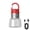 Red, variant on Camping Tent Light, 47g Lightweight Led Camping Light with RGB Ambiance and Red Warning Flash, Ipx5 Waterproof Rechargeable Lamp with Detachable Adapter