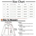 thumbnail image 2 of Ozmmyan Women Wool Jacket Plaid Printed Long Sleeve Turn-down Collar Suit Cardigan Woolen Coat, 2 of 5