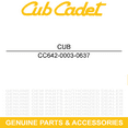 thumbnail image 5 of CUB CADET 642-0003-0637 Black Left Hand Inner Tine Assembly FT24 RT65 Tillers, 5 of 8