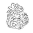 thumbnail image 3 of Exquisite Hidden Butterfly In Swirls Sterling Silver Ring-7, 3 of 5