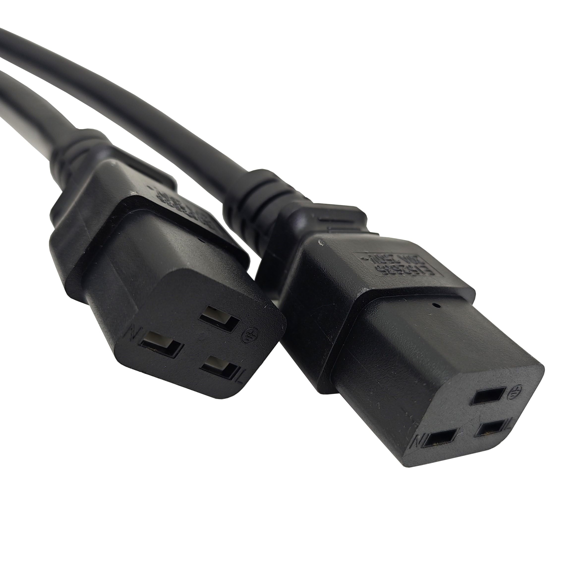 Parkworld 67713 NEMA 14-50P to (2) C19 Splitter Adapter Power Cord Output 20 Amp 250-Volt 6 ft.