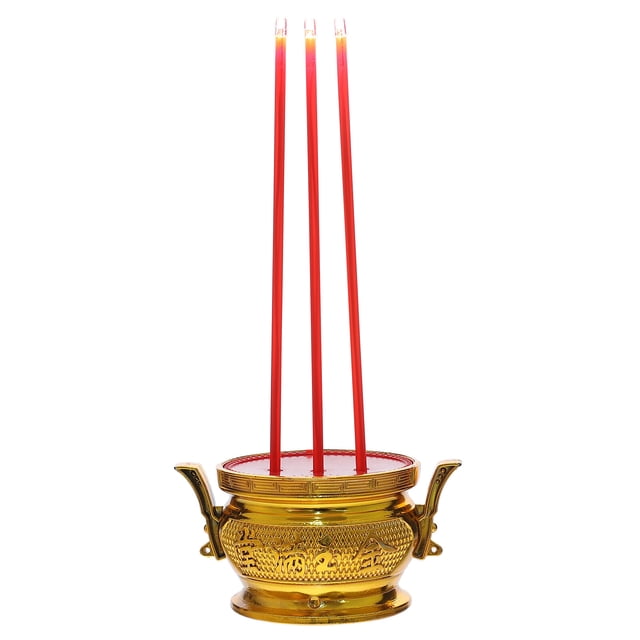Quemador de incienso retro LED de Buda LED quemador de incienso decorativo LED